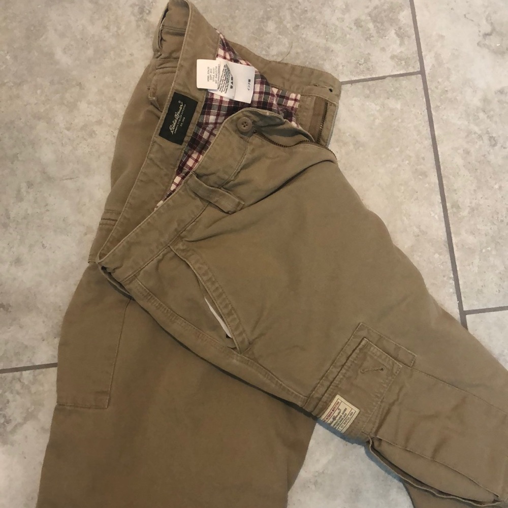 Flannel lined pants